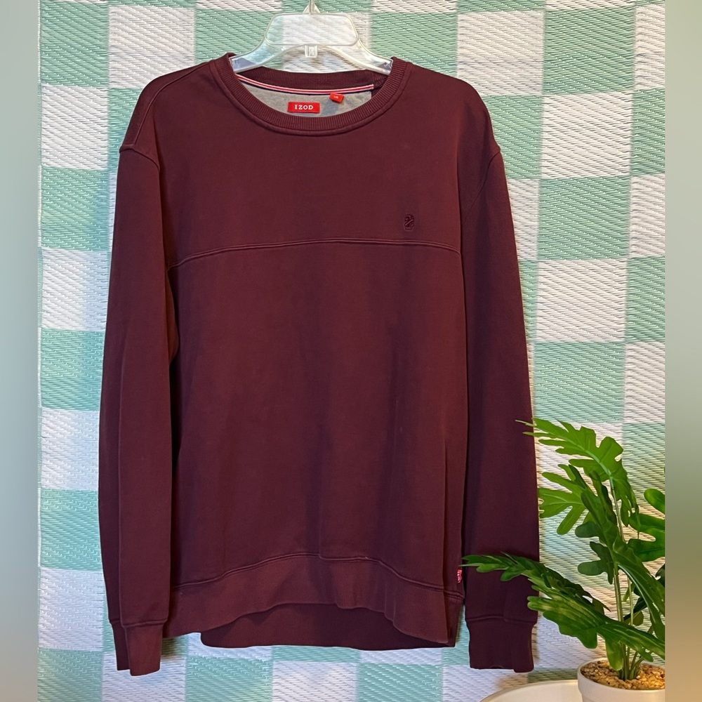 Izod Fleece Pullover Sweatshirt, Crew